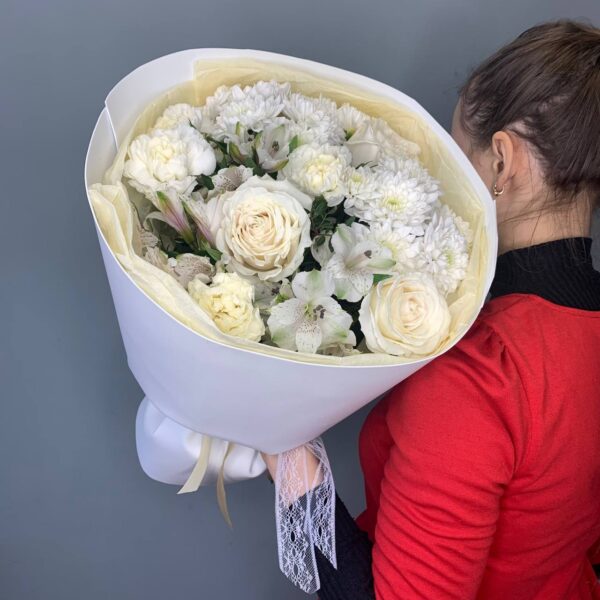 Сборный букет с розами №0159